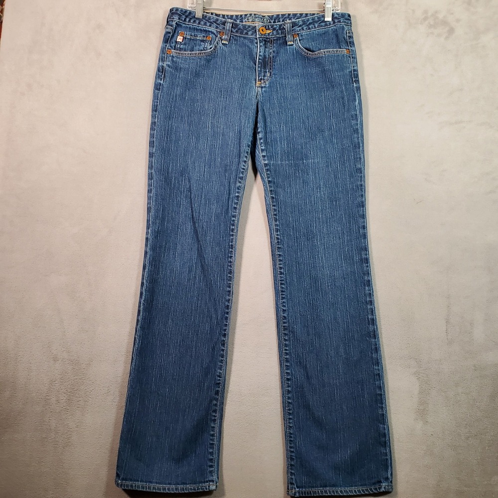 Big Star Sugar‎ Jeans Womens 32R Blue Straight Mid Rise Y2K Boho Americana USA